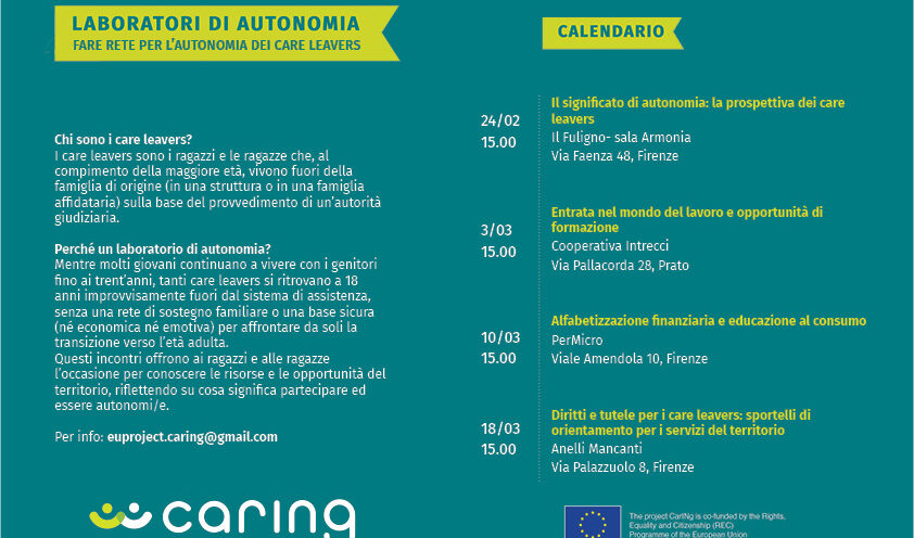 Workshops for autonomy: series of meetings for care leavers